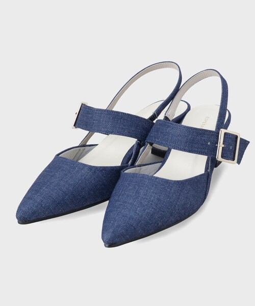 ESPERANZA（エスペランサ） パンプス スリングバックミュールパンプス