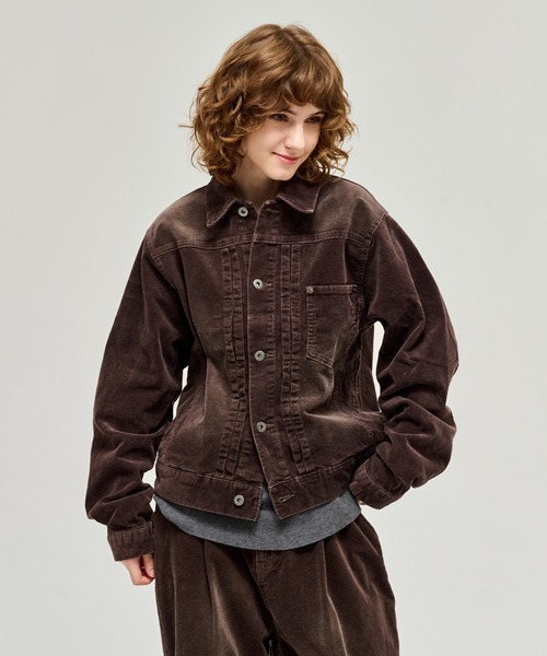 WETTEMPT ブルゾン アウター BLEACHED CORDUROY JACKET / ブリーチ