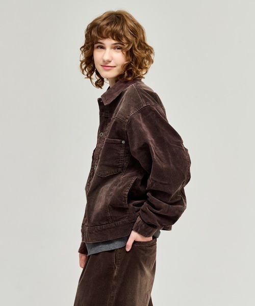 WETTEMPT ブルゾン アウター BLEACHED CORDUROY JACKET / ブリーチ