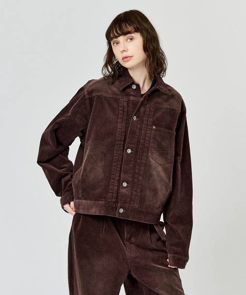 WETTEMPT ブルゾン アウター BLEACHED CORDUROY JACKET / ブリーチ