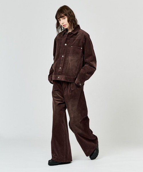 WETTEMPT ブルゾン アウター BLEACHED CORDUROY JACKET / ブリーチ