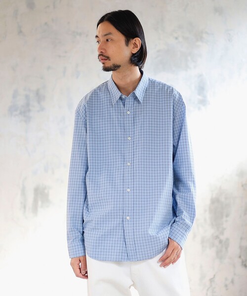 BEAMS 日本製 Mサイズ ライトブルーシャツ　美品 BEAMS 日本製 Mサイズ ライトブルーシャツ 美品 - メルカリ