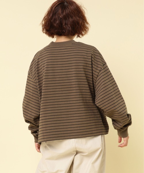 RNA-N（アールエヌエーエヌ） tシャツ M2379 ボーダーBIGロンT