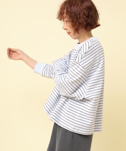 RNA-N tシャツ M2379 ボーダーBIGロンT レディース