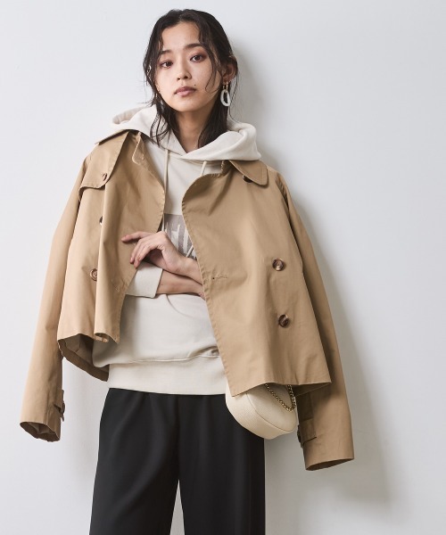 CHIC STYLE パーカー ロゴプリントパーカー 「大きいサイズ有