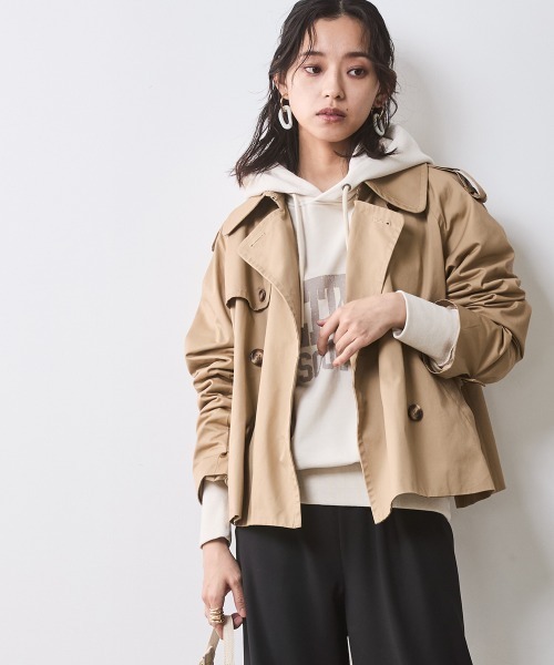 CHIC STYLE パーカー ロゴプリントパーカー 「大きいサイズ有