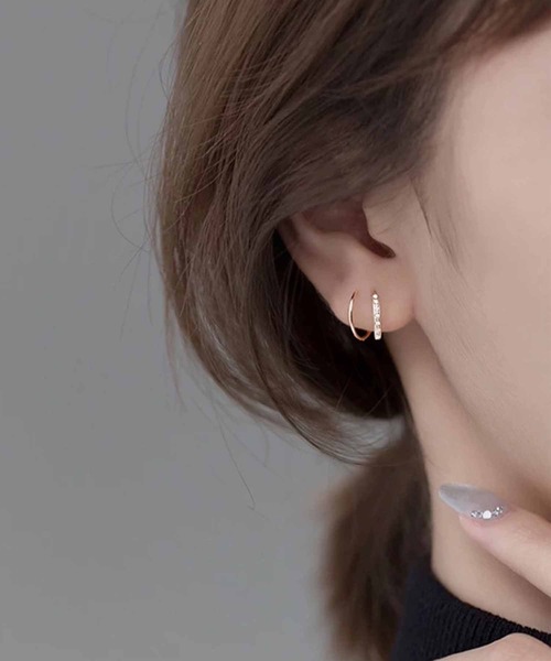 定価40350円 フープピアス silver925 刻印有り 4個セット 定価40350円 フープピアス silver925 刻印有り 4個セット