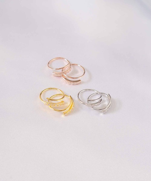 ALWAYS GOOD TIME フープ アレルギー対応 ピアス 「Silver925刻印入り