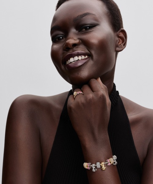 PANDORA（パンドラ） 指輪 リング スパークリング ピンク リボン