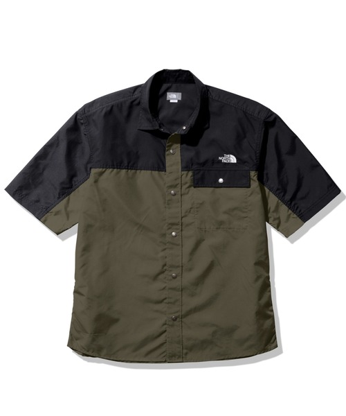 THE NORTH FACE 「THE FACE」 半袖シャツ M ブラウン メンズ