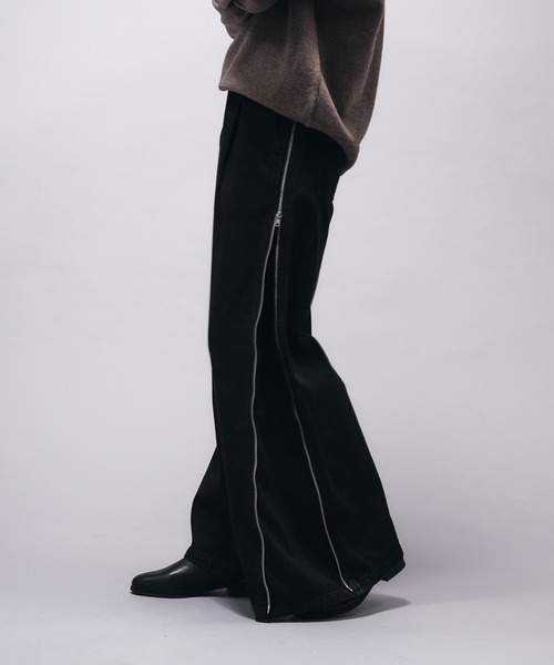selle glant ジーンズ SIDE ZIP WIDE DENIM PANTS/サイドジップ