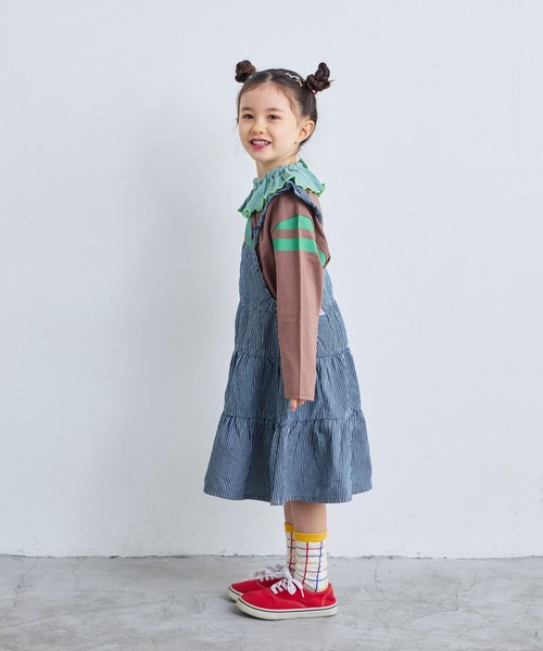 1 + in the family デニムワンピース　3y 1 + in the family デニムワンピース 3y 私のデニムワンピース