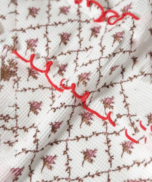 ROSE BUD（ローズバッド） tシャツ (mag.by c)FLOWER THERMAL TOPS