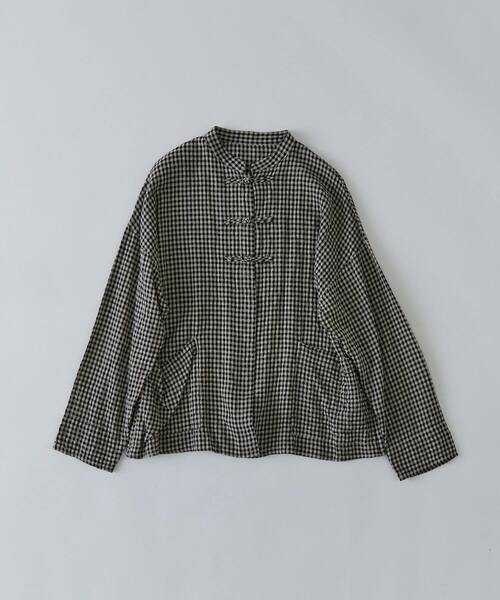 conges payes ADIEU TRISTESSE ブラウス シャツ チャイナボタン