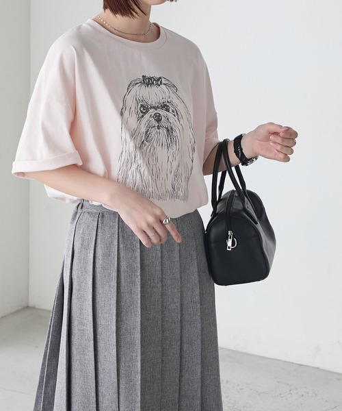 tシャツ JM dog T レディース JM dog T（Tシャツ/カットソー）｜jumelle（ジュメロ）の