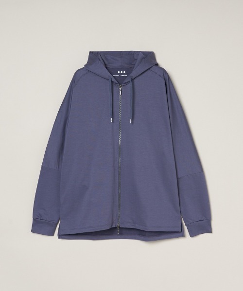 three dots（スリー ドッツ） パーカー セラミック テリージップアップ