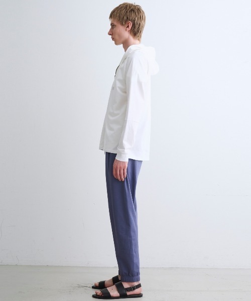 three dots（スリー ドッツ） パーカー セラミック テリージップアップ