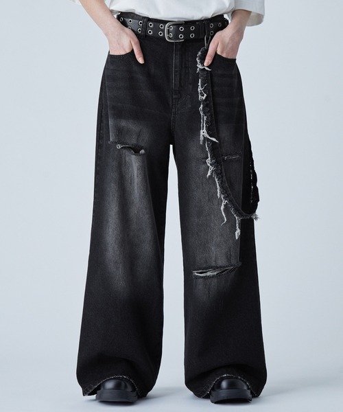 VELNUS ワイドパンツ ジーンズ 「VELNUS」「12oz」 Vintage design