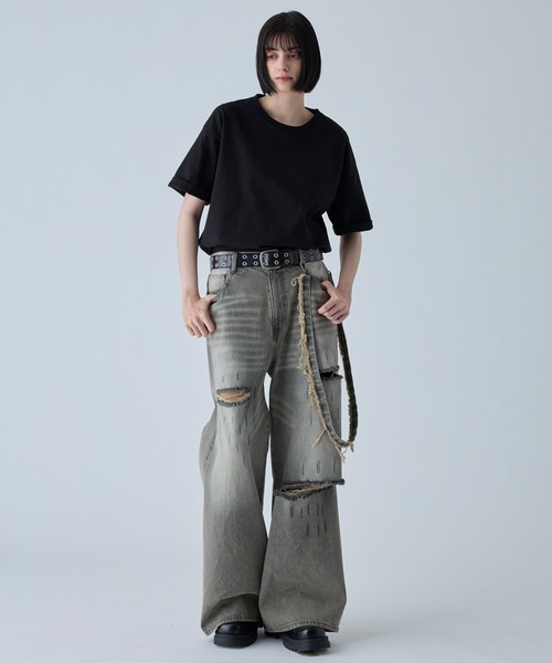 VELNUS ワイドパンツ ジーンズ 「VELNUS」「12oz」 Vintage design