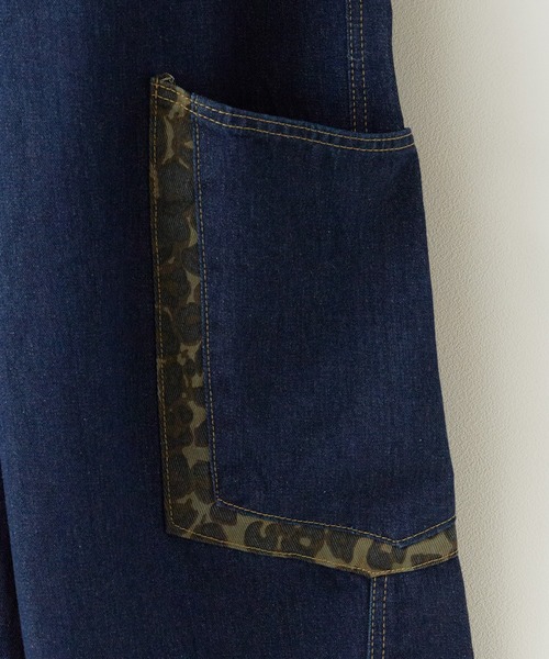 Theater code ジーンズ Leopard Pocket Buggy Pants/レオパード
