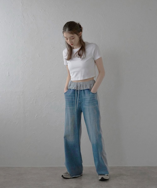 MINERTE スウェットパンツ ジャージ 「MINERTE」denim docking
