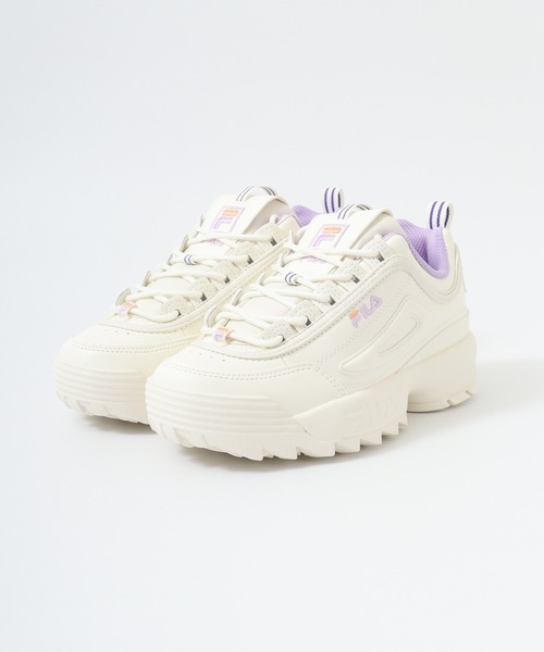 FILA★DISRUPTOR 2 LUX★本革★厚底★兼用 FILA スニーカー DISRUPTOR II/ディスラプター2 厚底スニーカー