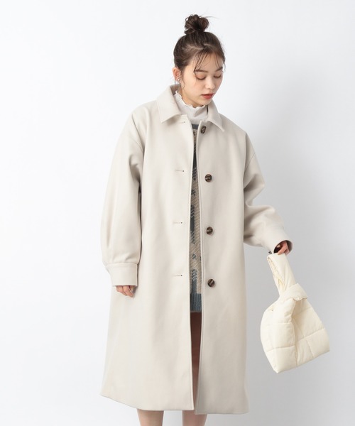 Heather（ヘザー） チェスターコート FREE モカ レディース : ZOZOTOWN