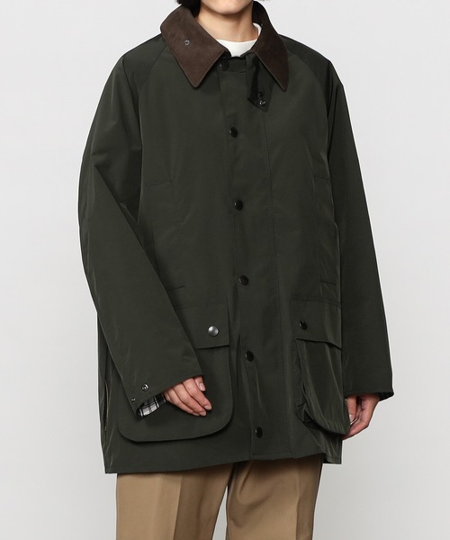 Barbour バブアー コート ショート ミリタリー レディース カーキM美品 Barbour（バブアー） ミリタリーコート 36 カーキ レディース