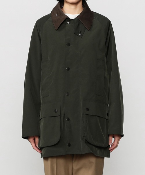 Barbour バブアー コート ショート ミリタリー レディース カーキM美品 Barbour（バブアー） ミリタリーコート 36 カーキ レディース