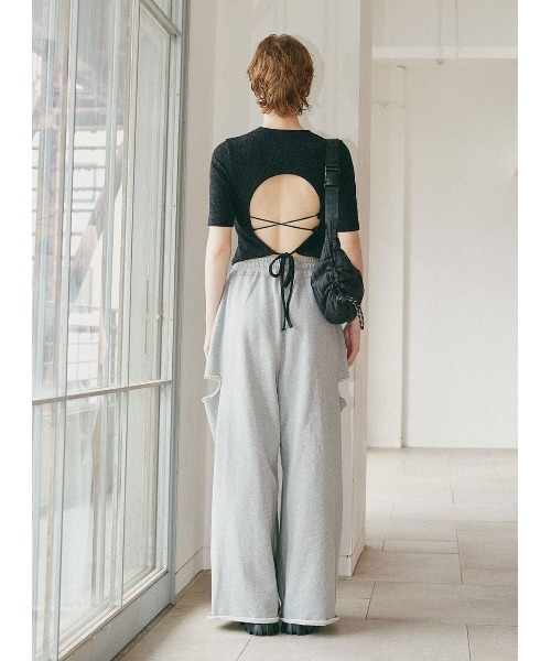 COEL スウェットパンツ ジャージ ダメージスウェットパンツ レディース