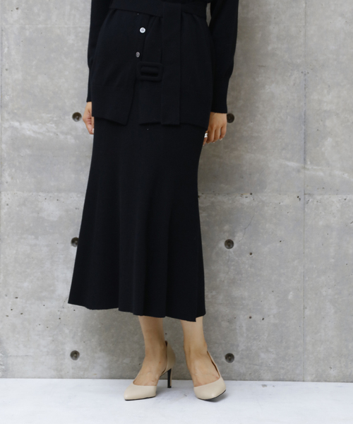 「Liesse」 ニットスカート FREE ブルー レディース_画像8