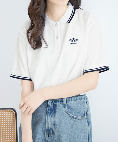残り3日【美品】UMBRO Beauty&Youth別注 ポロシャツ Mサイズ y14471-2.jpg