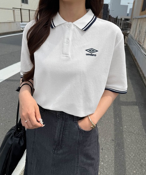 ★美品 umBRO アンブロ 白 半袖 ポロシャツ トップス L 楽天市場】アンブロ ポロシャツ 白の通販