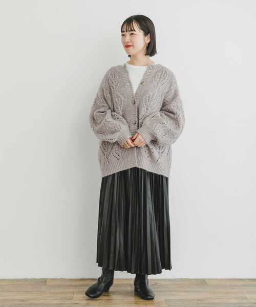 「ITEMS URBANRESEARCH」 プリーツスカート FREE ブラック レディース_画像4