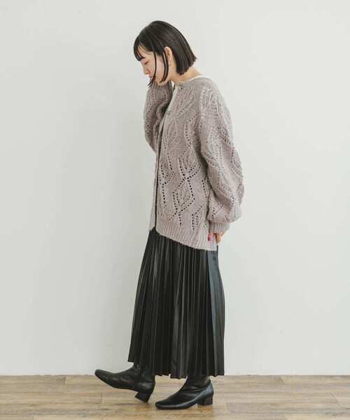 「ITEMS URBANRESEARCH」 プリーツスカート FREE ブラック レディース_画像5