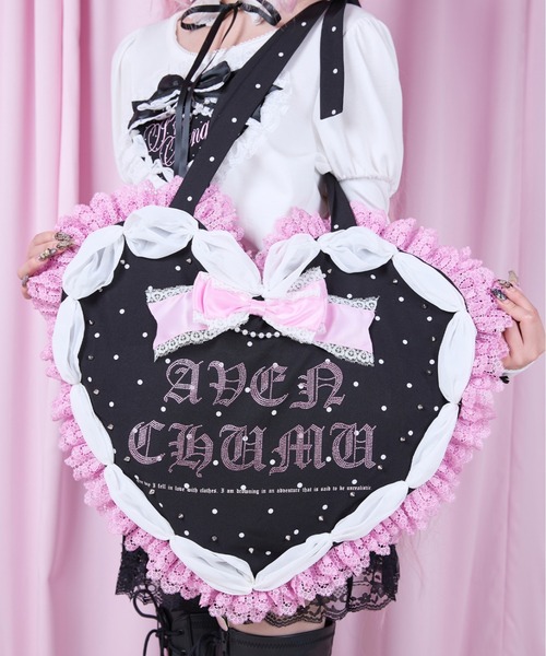 AVENCHUMU トートバッグ Love heart's cake tote bag レディース