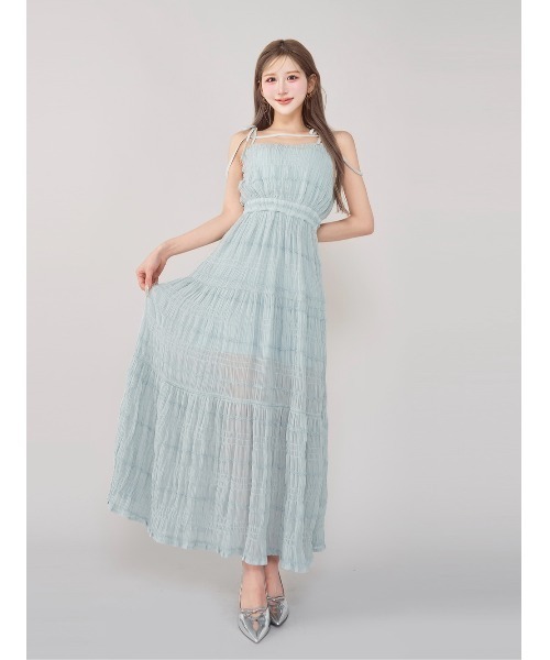 Darich ワンピース バックオープンキャミロングワンピース