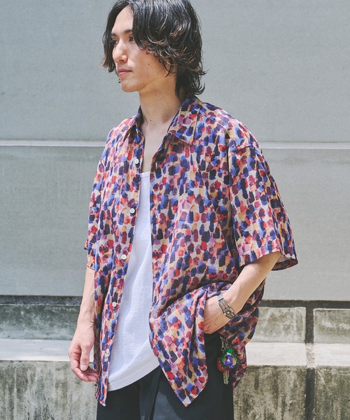 【JOURNAL STANDARD】EVALETメッシパターンシャツ JOURNAL STANDARD シャツ ”吸水速乾 / 通気性” EVALET ライト