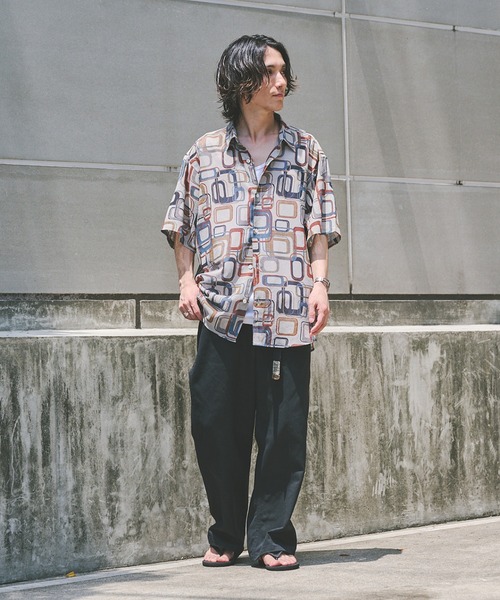 【JOURNAL STANDARD】EVALETメッシパターンシャツ JOURNAL STANDARD シャツ ”吸水速乾 / 通気性” EVALET ライト