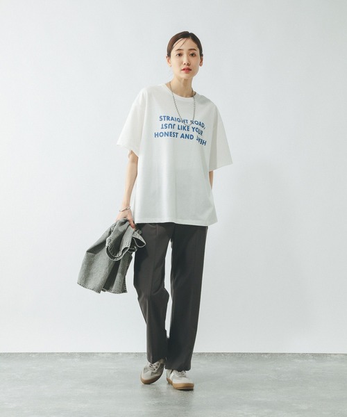 【25SS NEW】SPORTMAX_women / スリット入りスリムパンツ GLOBAL WORK パンツ スゴラクストレッチスリットパンツ/323390