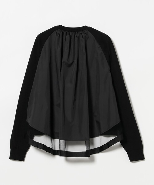 レディース バック タフタ カーディガン EFFE BEAMS カーディガン バック タフタ レディース : ZOZOTOWN