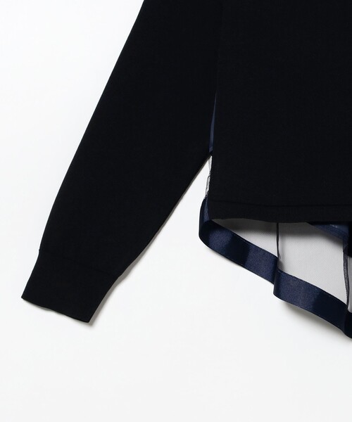 EFFE BEAMS カーディガン バック タフタ レディース : ZOZOTOWN