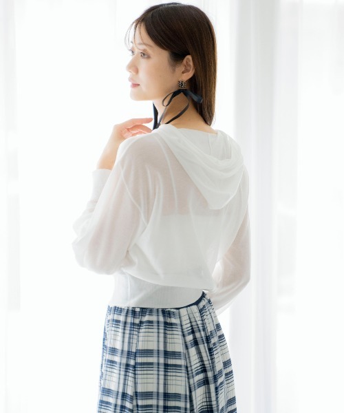 パーカー シアーZIPフーディー レディース And Couture パーカー シアーZIPフーディー レディース
