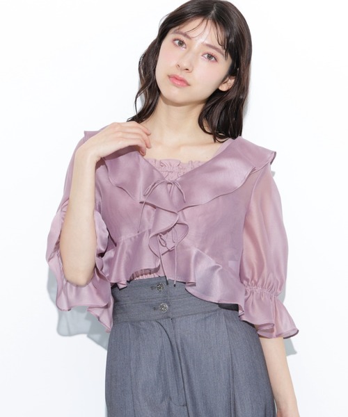 ジルスチュアート 今期 ブラウス JILL by JILL STUART（ジルバイジルスチュアート） ブラウス シャツ