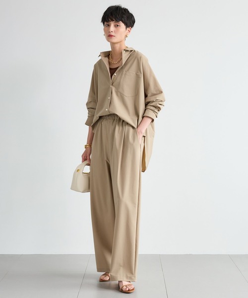 美品 キュプラ綿ストレッチパンツ BARNYARDSTORM (3233 美品 バンヤードストーム 定価14565円キュプラ綿ストレッチ