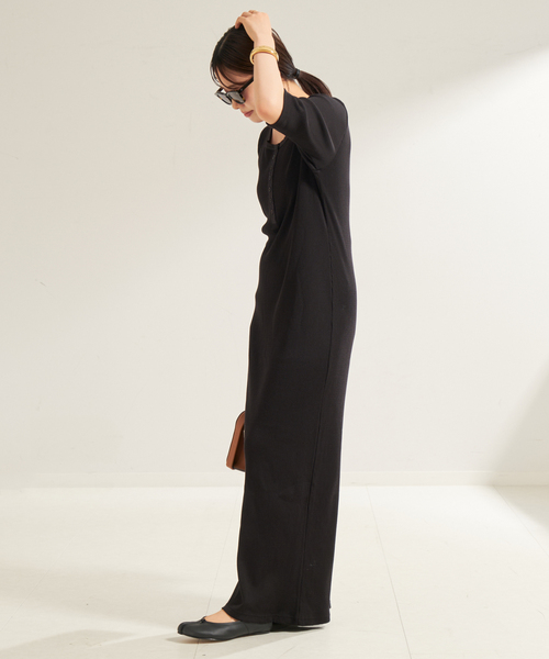 plage 「Plage」 半袖ワンピース 38 ブラック レディース : ZOZOTOWN