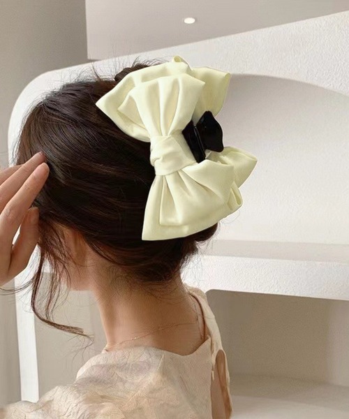 ブラックリボンヘアクリップ ヘアクリップ リボンヘアクリップ : ZOZOTOWN Yahoo!店 - 通販
