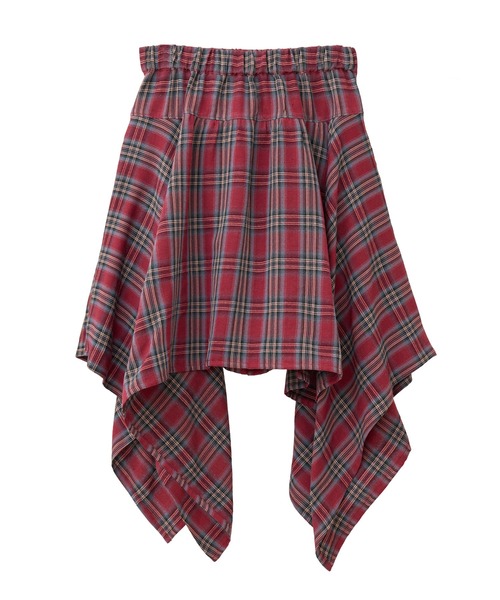 a-ya 様 ♡Check ＆ STRIPE Candy Stripper スカート CHECK SHIRT WRAP : ZOZOTOWN Yahoo!店