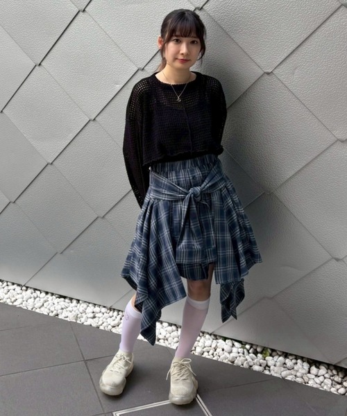 Candy Stripper（キャンディーストリッパー） スカート CHECK SHIRT