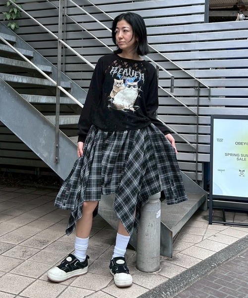 Candy Stripper（キャンディーストリッパー） スカート CHECK SHIRT